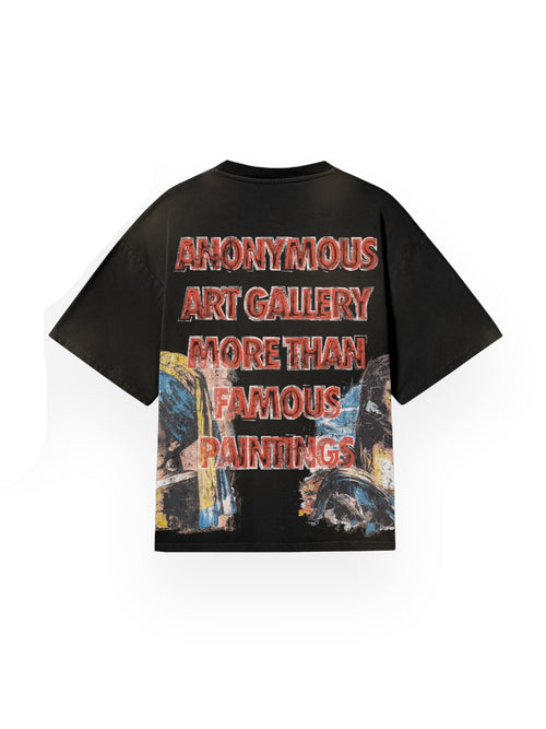 Anonymous Art Gallery Tee (Vintage Black)