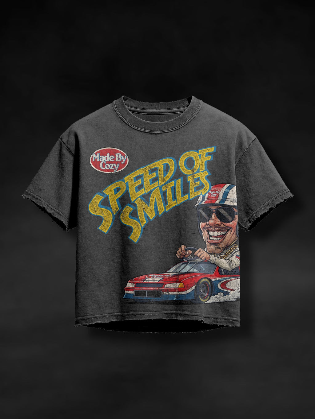 “Black” Speed Of Smiles Tee
