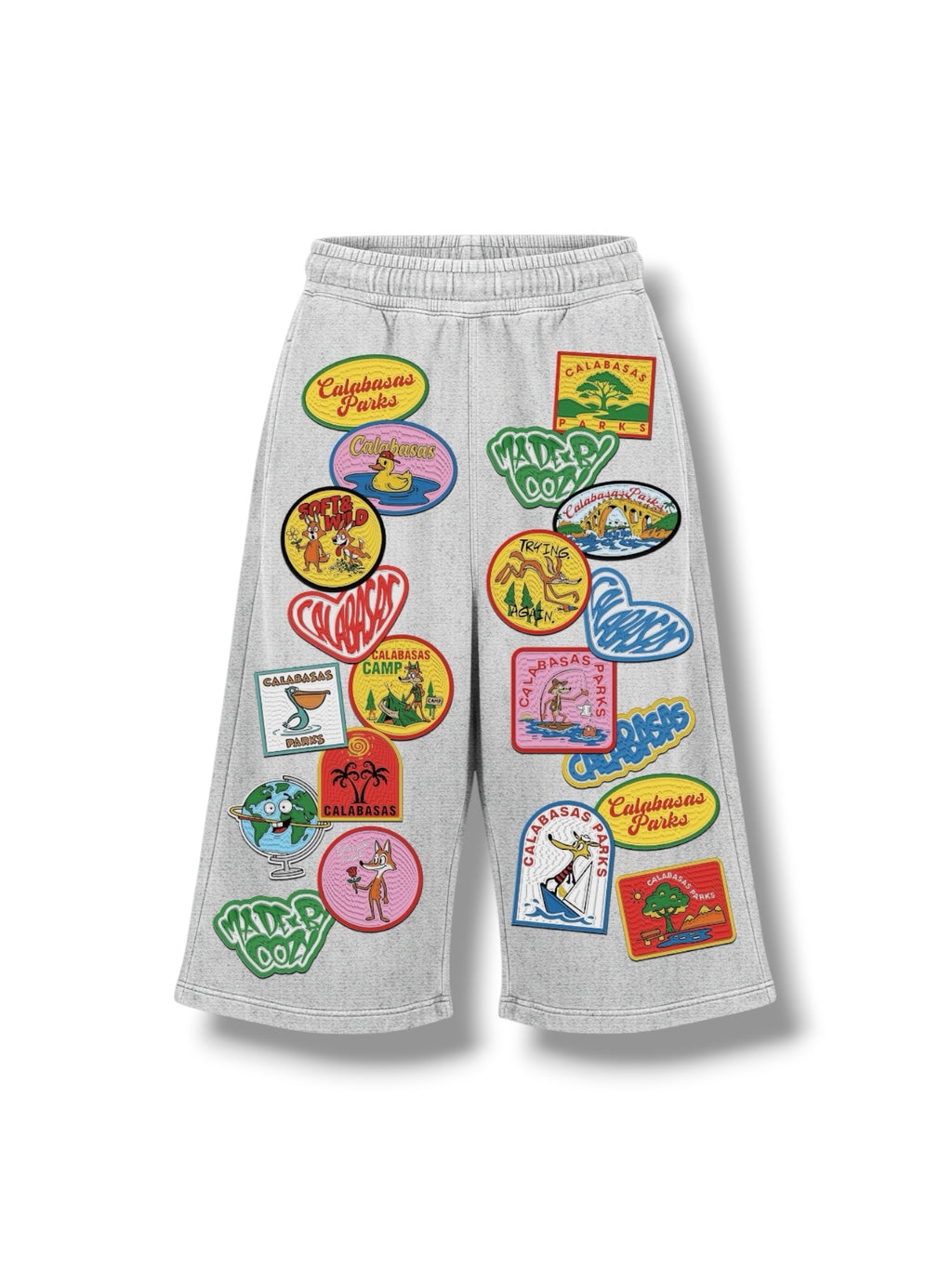 Calabasas Parks “Sticker Pack” Sweat Shorts