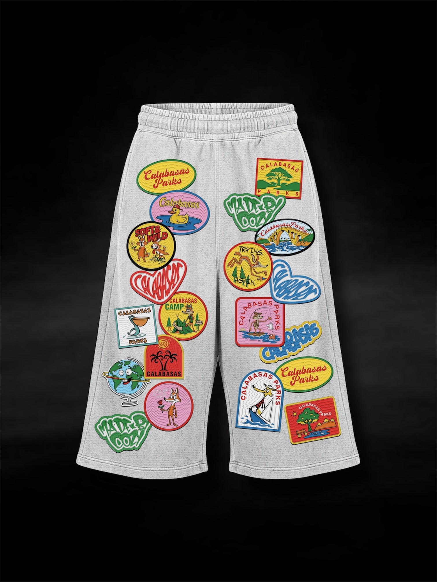 Calabasas Parks “Sticker Pack” Sweat Shorts