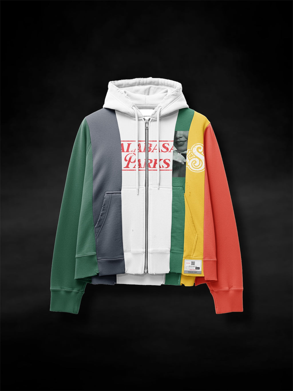 Multicolored Paneled Jacket